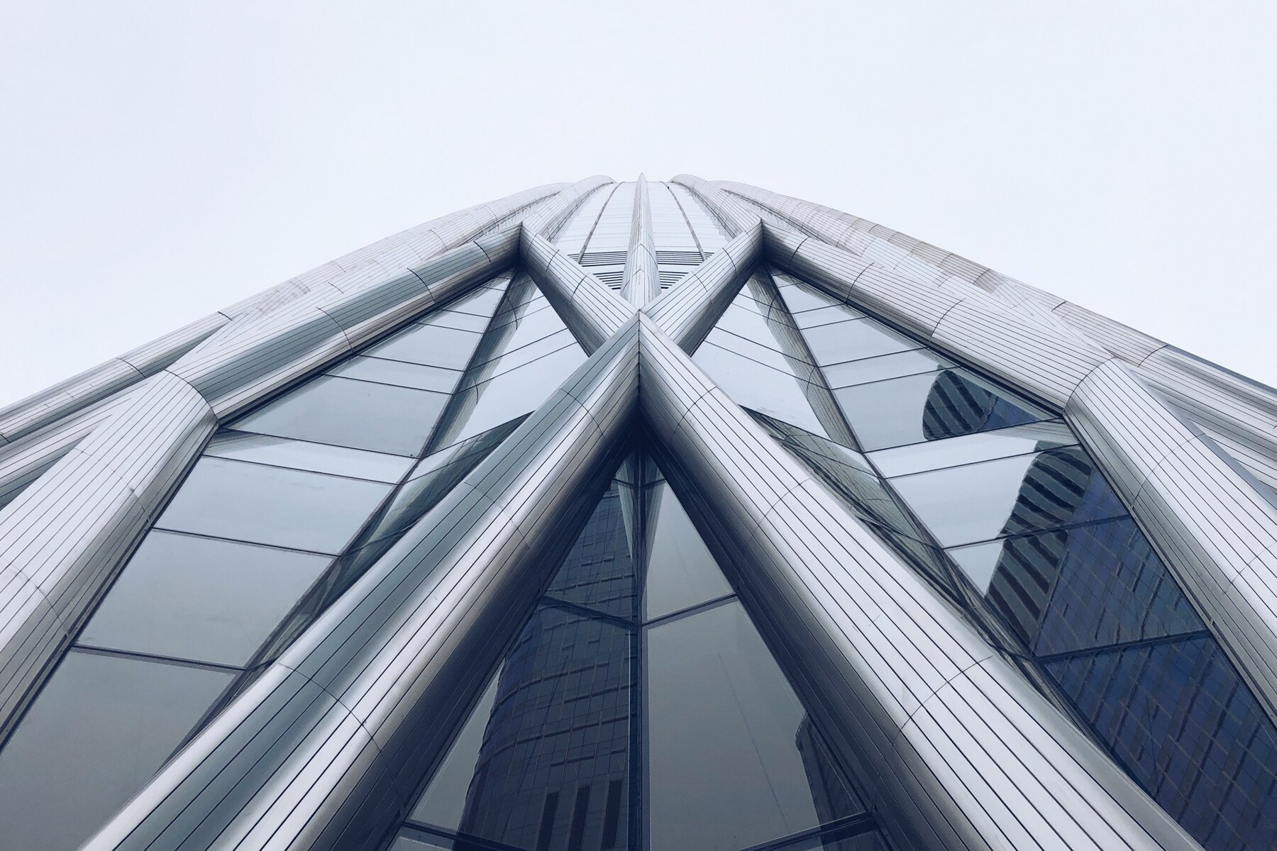 Architectural detail of a modern building